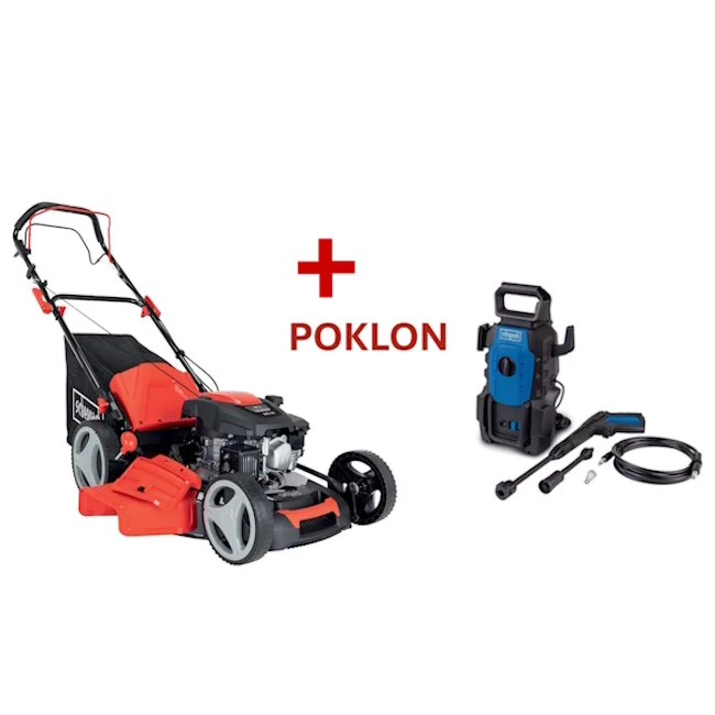 Scheppach motorna samohodna kosačica 4.1KS MS173-51 + POKLON Scheppach perač pod visokim pritiskom 110bar HPC1400