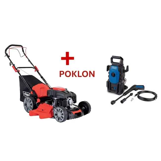 Scheppach motorna samohodna kosačica 6.0KS MS225-56 + POKLON Scheppach perač pod visokim pritiskom 110bar HPC1400