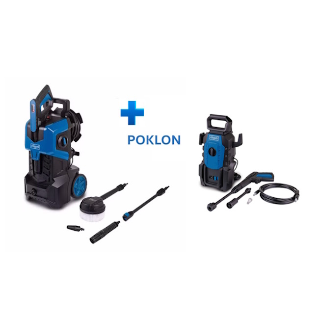 Scheppach perač pod visokim pritiskom 180bar HCE3000 + POKLON Scheppach perač pod visokim pritiskom 110bar HPC1400 Scheppach perač pod visokim pritiskom 180bar HCE3000 + POKLON Scheppach perač pod visokim pritiskom 110bar HPC1400