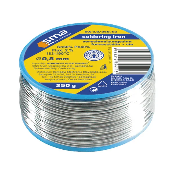 Somogyi tinol za lemljenje SW0,8/250 Somogyi tinol za lemljenje SW0,8/250