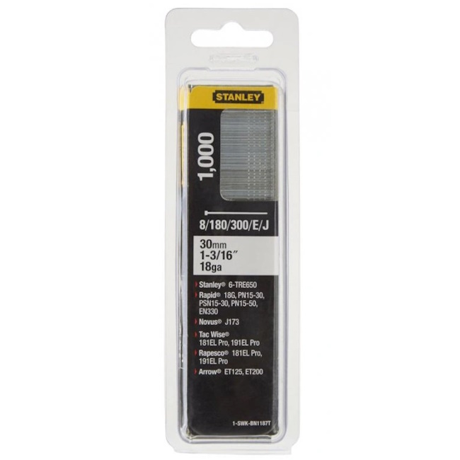 Stanley ekseri za heftalicu 30mm tip J 1000/1 1-SWKBN1187T Stanley ekseri za heftalicu 30mm tip J 1000/1 1-SWKBN1187T
