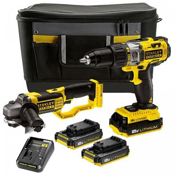 Stanley FatMax set akumulatorskog alata 18 V LiIon FMCK464C2