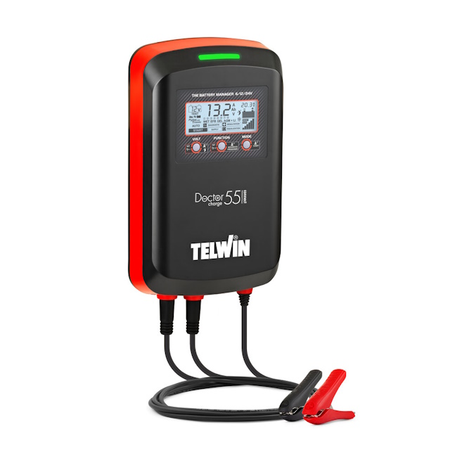 Telwin multifunkcionalni elektronski punjač baterija DOCTOR CHARGE 55 CONNECT 6V/12V/24V 807614 Telwin multifunkcionalni elektronski punjač baterija DOCTOR CHARGE 55 CONNECT 6V/12V/24V 807614