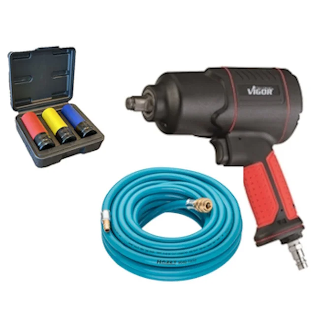 Vigor set pneumatski pištolj + crevo hazet 10 m + set 3 gedore za alu felne SET-2024-1101 Vigor set pneumatski pištolj + crevo hazet 10 m + set 3 gedore za alu felne SET-2024-1101