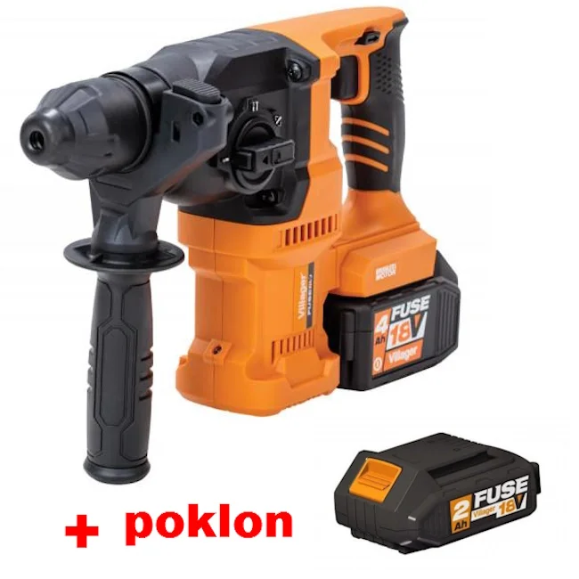 Villager FUSE akumulatorski brushless čekić VLP 0320 + POKLON baterija FUSE 18V 2.0Ah 056370