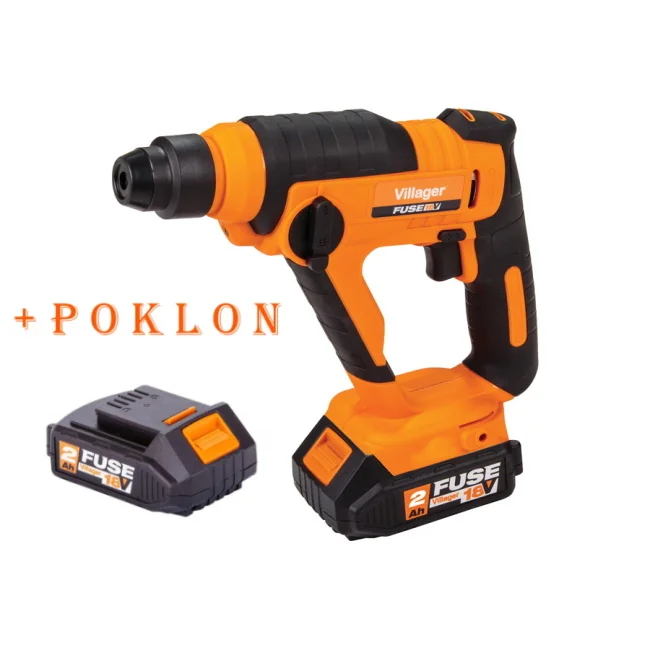 Villager Fuse akumulatorski čekić VLN 0120 + POKLON Villager Fuse baterija 18V 2.0Ah 056370 Villager Fuse akumulatorski čekić VLN 0120 + POKLON Villager Fuse baterija 18V 2.0Ah 056370