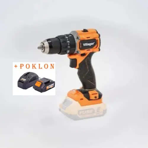 Villager Fuse akumulatorska brushless udarna bušilica 18V VLP 5121 085765 + POKLON Fuse set baterija 1.5Ah + punjač 2.4A