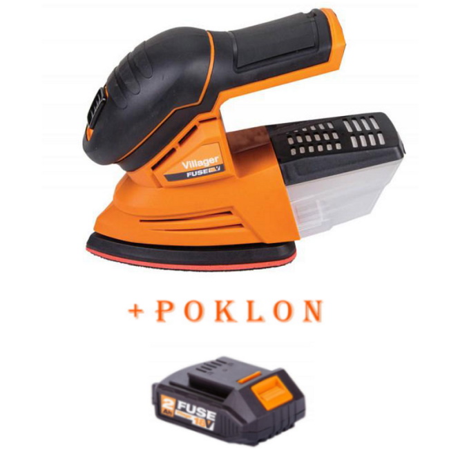 Villager Fuse akumulatorska vibraciona brusilica VLN 7120 058979 + POKLON baterija FUSE 18V 2.0Ah 056370 Villager Fuse akumulatorska vibraciona brusilica VLN 7120 058979 + POKLON baterija FUSE 18V 2.0Ah 056370