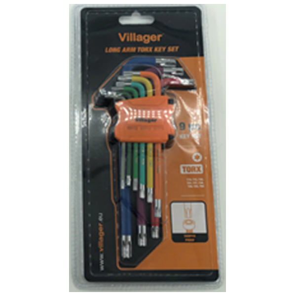 Villager set Torx ključeva 9 komada Villager set Torx ključeva 9 komada