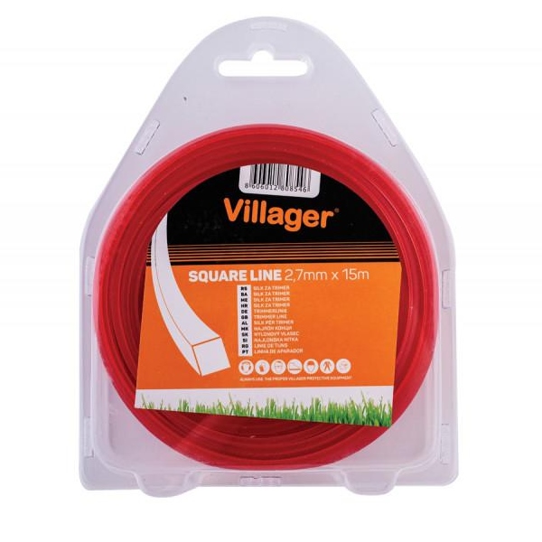 Villager silk za trimer 2.7mm x 15m - četvrtasta nit Villager silk za trimer 2.7mm x 15m - četvrtasta nit