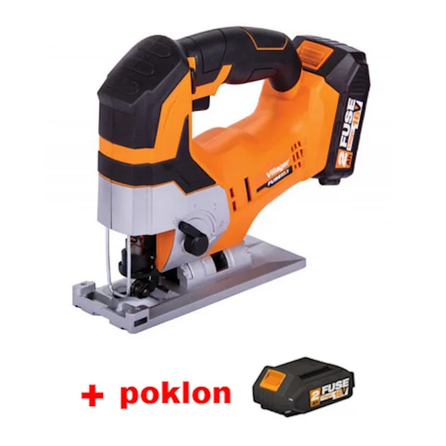 Villager Fuse akumulatorska ubodna testera VLN 1120 056364 + POKLON baterija FUSE 18V 2.0Ah 056370