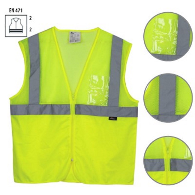Vizwell prsluk fluo letnji mrežasti VWEN16C Vizwell prsluk fluo letnji mrežasti VWEN16C