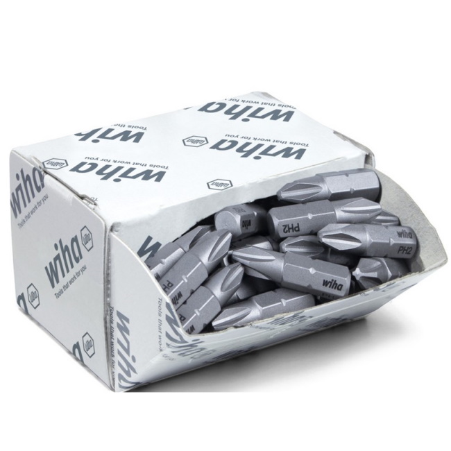 Wiha set bitova standard 25mm PH2 50/1 W08048 Wiha set bitova standard 25mm PH2 50/1 W08048