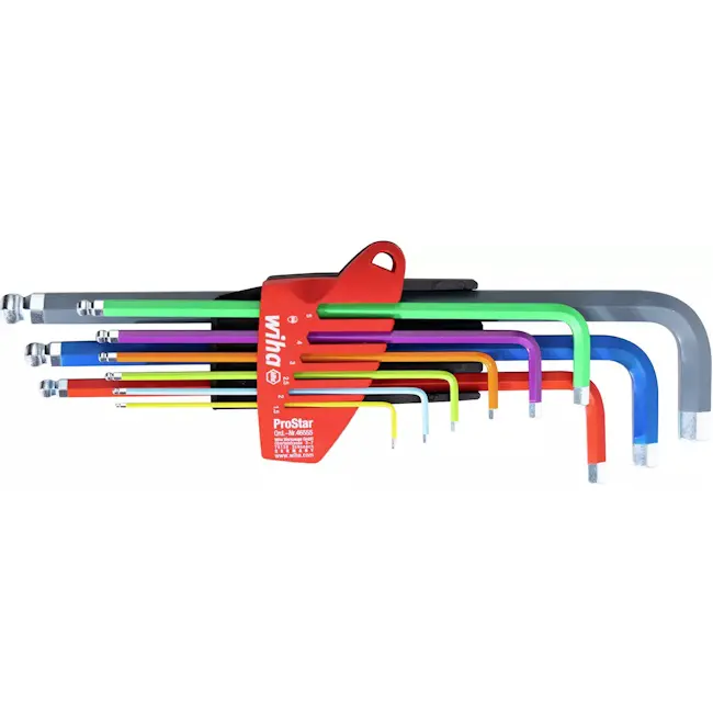 Wiha set od 9 imbus L-ključeva sa kuglastim završetkom u držaču 1.5-10mm W46555