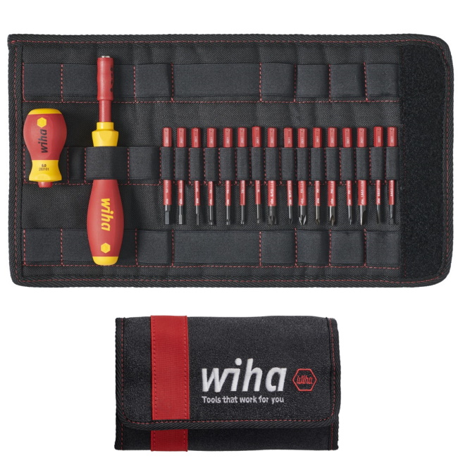 Wiha set odvijača sa izmenljivim nastavcima Slimvario® 19/1 W41231