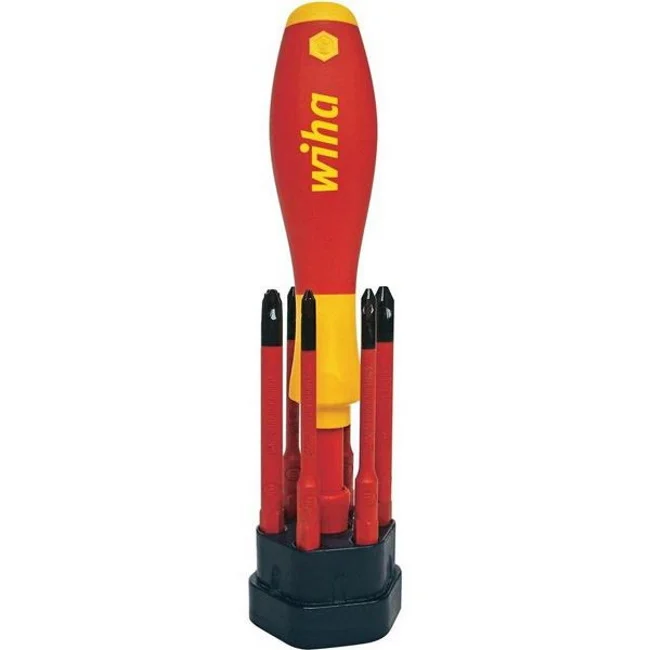 Wiha set odvijača VDE sa promenjivim nastavcima 7/1 W34734 Wiha set odvijača VDE sa promenjivim nastavcima 7/1 W34734