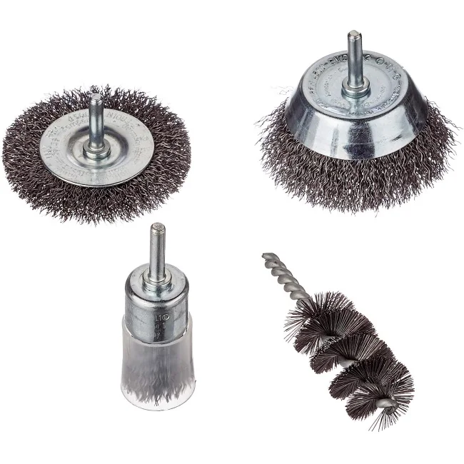 Wolfcraft čelične žičane četke u setu 6mm 4/1 2133000 Wolfcraft čelične žičane četke u setu 6mm 4/1 2133000