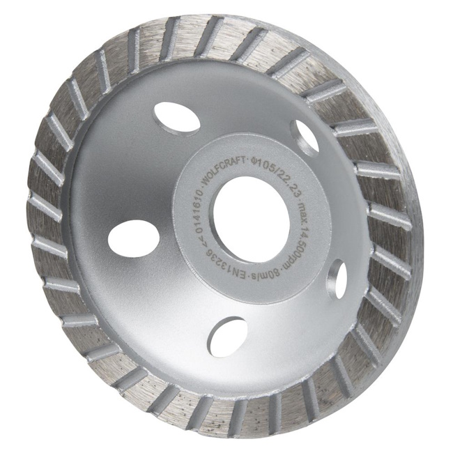 Wolfcraft dijamantni brusni lonac Standard Ø105mm 8387000 Wolfcraft dijamantni brusni lonac Standard Ø105mm 8387000