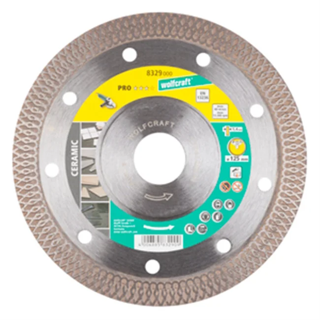 Wolfcraft dijamantska rezna ploča Pro Ceramic Turbo Ø125mm 8321000