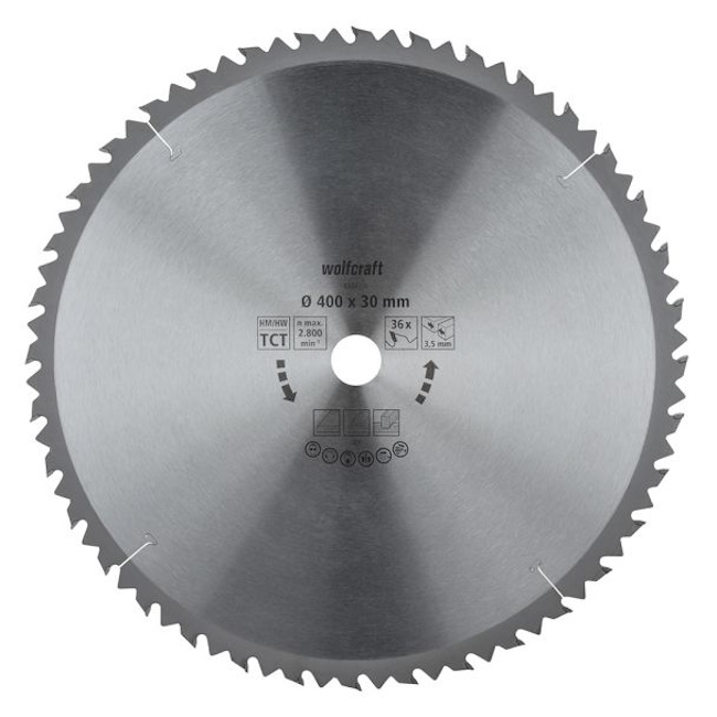 Wolfcraft kružna testera za cirkulare HM ø400x30x3.5mm 6594000 Wolfcraft kružna testera za cirkulare HM ø400x30x3.5mm 6594000