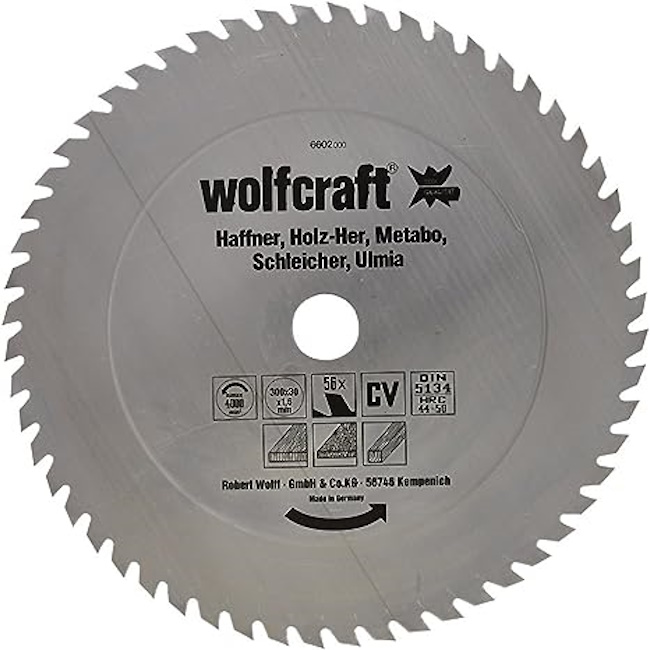 Wolfcraft kružna testera za ručne cirkulare CV ø300x30x1.6mm 6602000