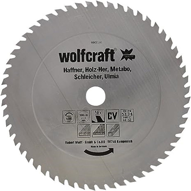 Wolfcraft kružna testera za ručne cirkulare CV ø300x30x1.6mm 6602000 Wolfcraft kružna testera za ručne cirkulare CV ø300x30x1.6mm 6602000