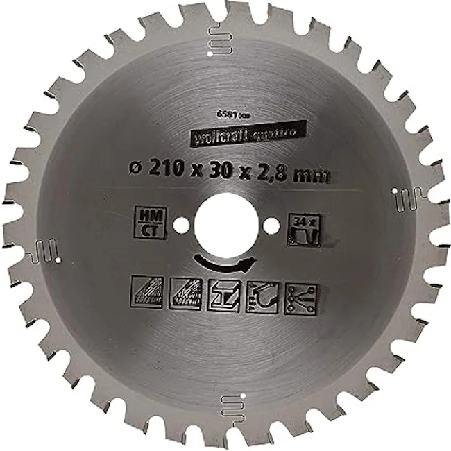 Wolfcraft kružna testera za ručne cirkulare HM ø210x30x2.8mm 6581000 Wolfcraft kružna testera za ručne cirkulare HM ø210x30x2.8mm 6581000