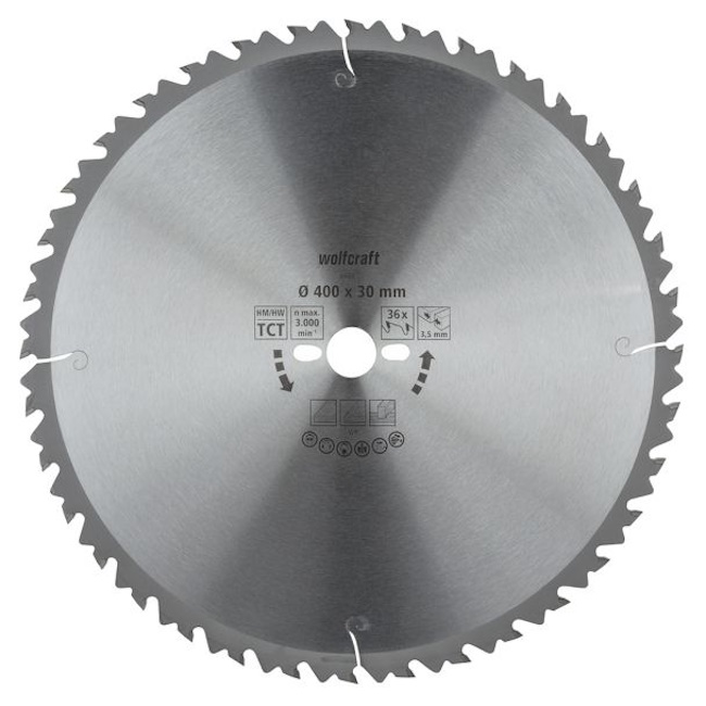 Wolfcraft kružna testera za ručne cirkulare HM ø4000x30x3.5mm 6668000 Wolfcraft kružna testera za ručne cirkulare HM ø4000x30x3.5mm 6668000