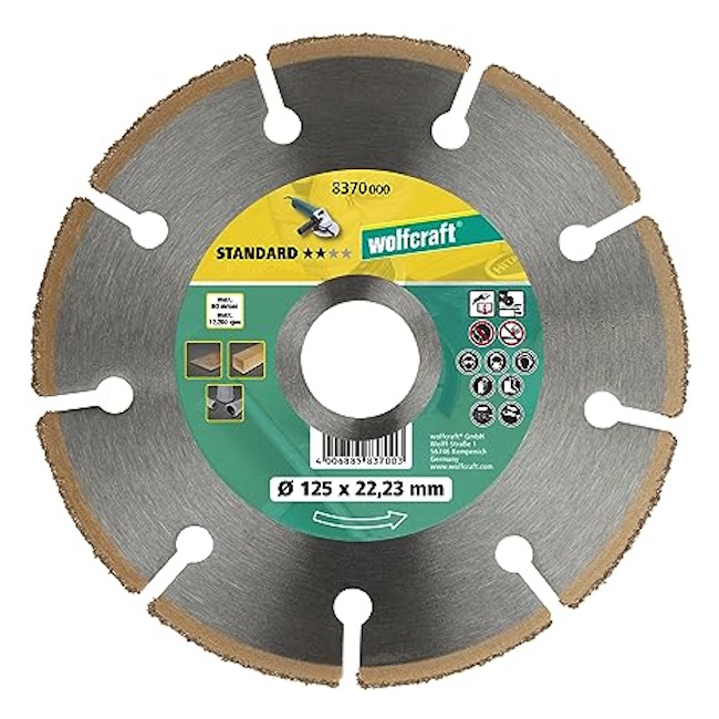 Wolfcraft rezna ploča za tvrde metale Standard Ø125mm 8370000 Wolfcraft rezna ploča za tvrde metale Standard Ø125mm 8370000