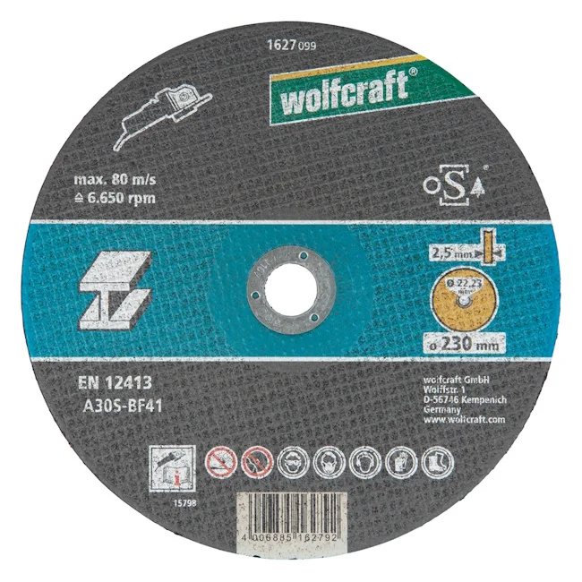 Wolfcraft rezna ploča za metal Ø 230mm 8460000 Wolfcraft rezna ploča za metal Ø 230mm 8460000