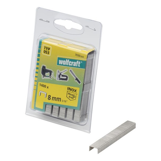 Wolfcraft spajalice ravne tip 053 8mm 1400/1 7030000 Wolfcraft spajalice ravne tip 053 8mm 1400/1 7030000