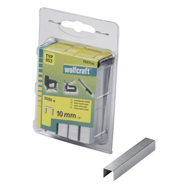 Wolfcraft spajalice ravne tip 053 10mm set 3000/1 7037000 Wolfcraft spajalice ravne tip 053 10mm set 3000/1 7037000