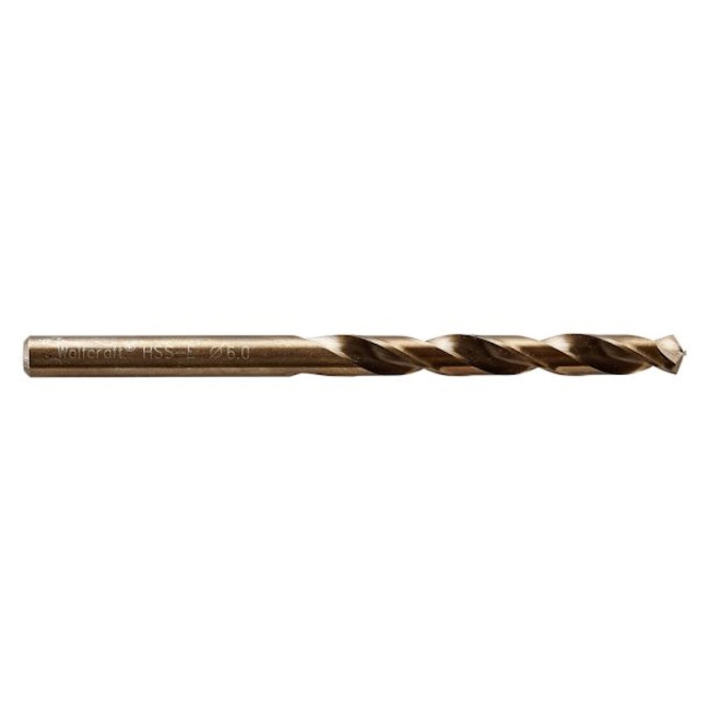 Wolfcraft spiralna burgija HSS Co ø6mm 7456010 Wolfcraft spiralna burgija HSS Co ø6mm 7456010