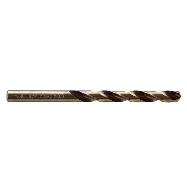 Wolfcraft spiralna burgija HSS Co ø8mm 7460010 Wolfcraft spiralna burgija HSS Co ø8mm 7460010