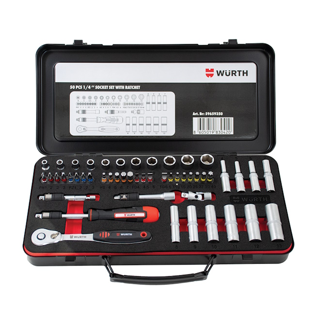 Wurth kombinovani set alata 1/4 Wurth kombinovani set alata 1/4
