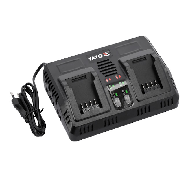 Yato dvostruki punjač za baterije 18V 2.2A YT-828499 Yato dvostruki punjač za baterije 18V 2.2A YT-828499