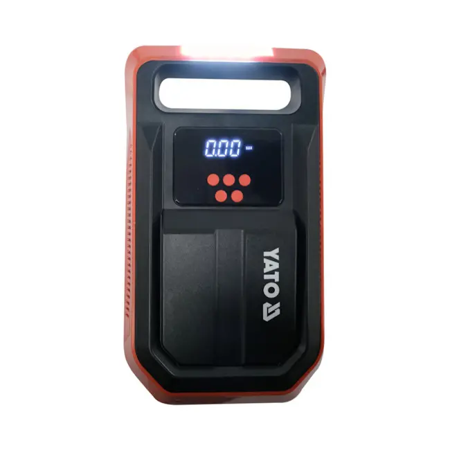 Yato mobilni kompresor za pumpanje guma 12V sa LCD displejem i LED svetlom YT-73470