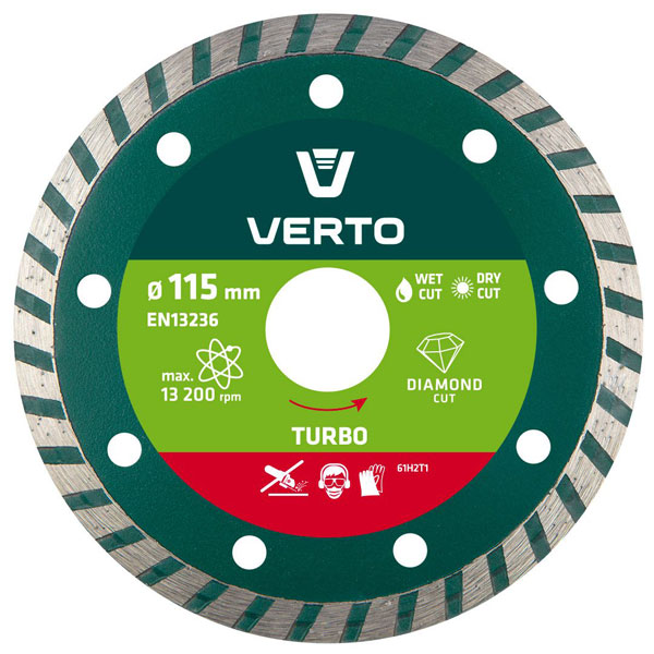 Verto dijamantski disk fi125 turbo premium 61H2T5