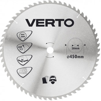 Verto kružna testera za drvo fi 400mm,60zuba 61H148 Verto kružna testera za drvo fi 400mm,60zuba 61H148