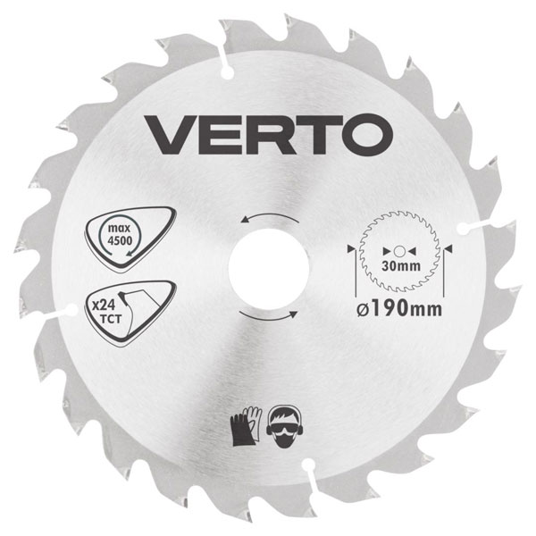 Verto kružna testera za drvo fi 200mm 40 zuba 61H130 Verto kružna testera za drvo fi 200mm 40 zuba 61H130