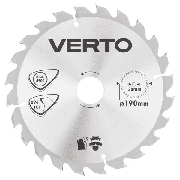 Verto kružna testera za drvo fi 200mm 40 zuba 61H130