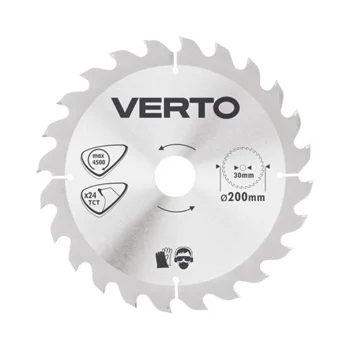 Verto list kružne tetere za drvo Ø 200 24 zuba 61H128 Verto list kružne tetere za drvo Ø 200 24 zuba 61H128