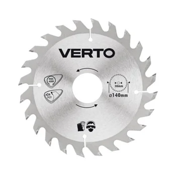 Verto list kružne tetere za drvo Ø 140 24 zuba 61H114 Verto list kružne tetere za drvo Ø 140 24 zuba 61H114