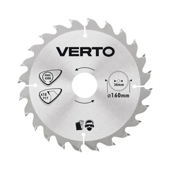 Verto list kružne tetere za drvo Ø 160 18 zuba 61H116 Verto list kružne tetere za drvo Ø 160 18 zuba 61H116