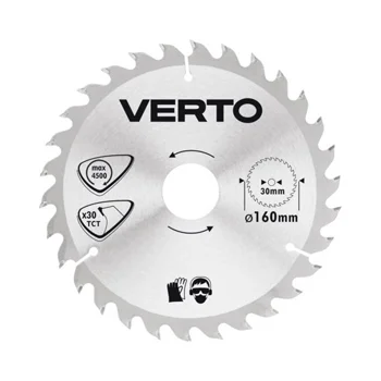 Verto list kružne tetere za drvo Ø 160 30 zuba 61H120 Verto list kružne tetere za drvo Ø 160 30 zuba 61H120