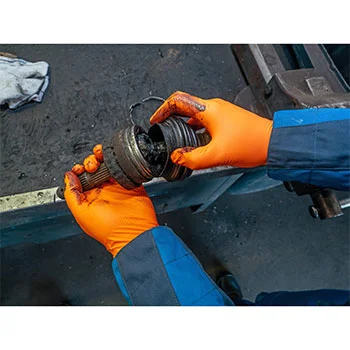 Vigor nitrilne rukavice narandžaste - 90 komada V6436-2