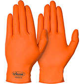 Vigor nitrilne rukavice narandžaste - 90 komada V6436