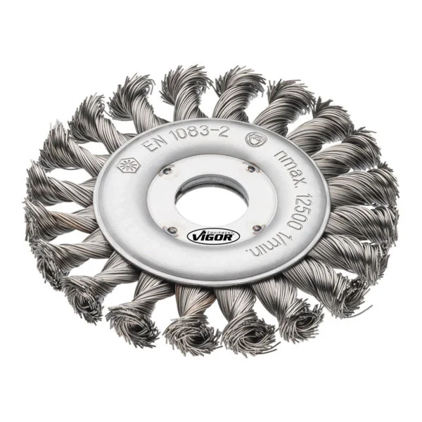 Vigor konusna četka za ručnu ugaonu brusilicu zapletena V6804 Vigor konusna četka za ručnu ugaonu brusilicu zapletena V6804