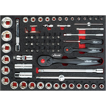 Vigor kolica za alat Vigor 1000 SE + set alata 107 kom VI-V1901-10+2 Vigor kolica za alat Vigor 1000 SE + set alata 107 kom VI-V1901-10+2