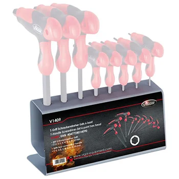 Vigor set T-inbus ključeva 2-10mm 8 kom VI-V1409 Vigor set T-inbus ključeva 2-10mm 8 kom VI-V1409